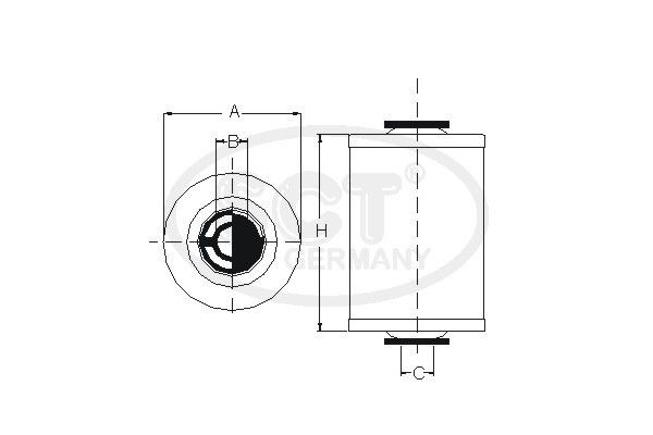 SCT GERMANY kuro filtras SL 602